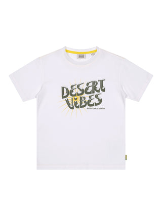 Artwork Relaxed Fit T-Shirt - Weiß