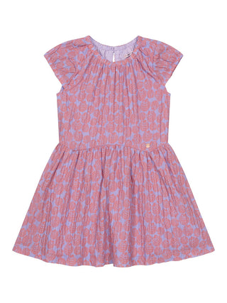 Mills Muschel-Kleid mit offenem Rücken - Lila