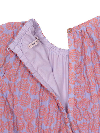 Mills Muschel-Kleid mit offenem Rücken - Lila