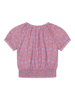 Tomas Bluse mit Print - Lila