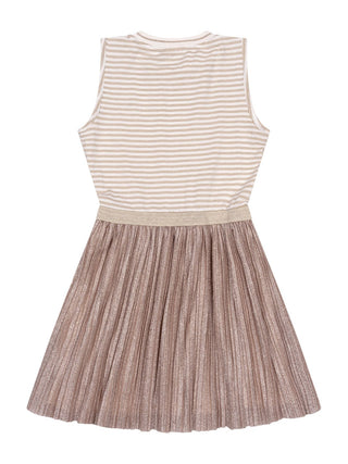 Minte Flo Lurex Kleid - Beige