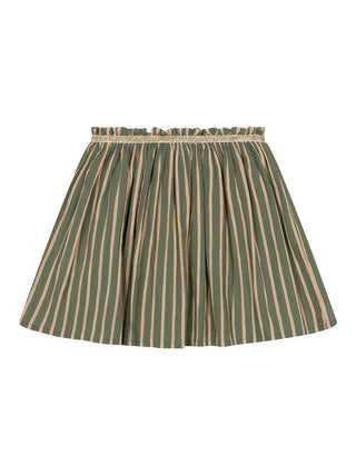 Jupe Rayures Fluo Rock - Khaki