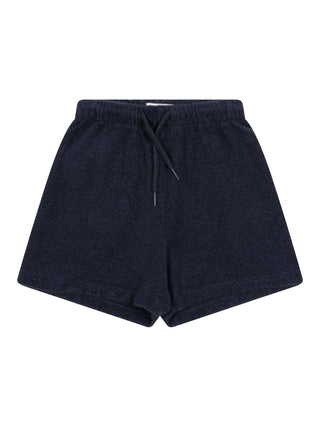 Frottee-Shorts - Schwarz