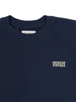 Sweatshirt mit Logo - Navy