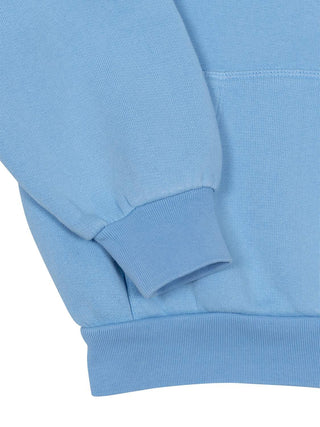 Sweat-Hoodie mit Logo - Hellblau