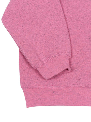 Sweatshirt mit Logo - Rosa meliert