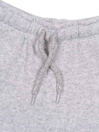 Sweatshorts mit Logo - Grau meliert