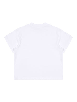 T-Shirt mit Logo - Weiß
