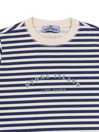 Gestreiftes T-Shirts - Navy