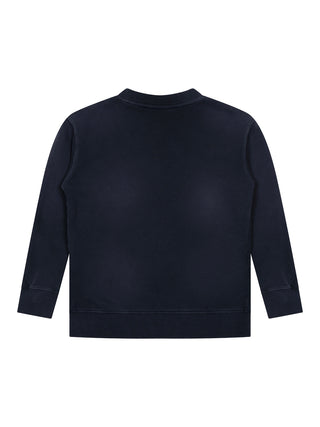 Relaxed Fit Sweatshirt mit Artwork - Navy