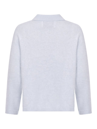 Poloshirt mit flauschigem Effekt