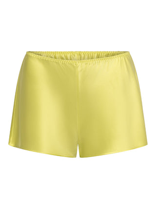 Calista grüne Seidenshorts