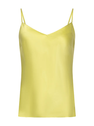 Calista grünes Seiden-Camisole