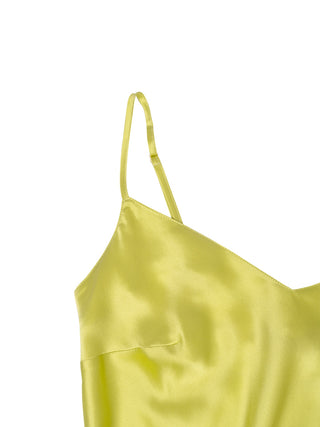Calista grünes Seiden-Camisole