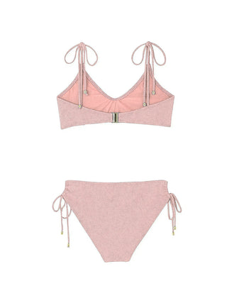 Bahamas zweiteiliger Lurex-Bikini - Rosa