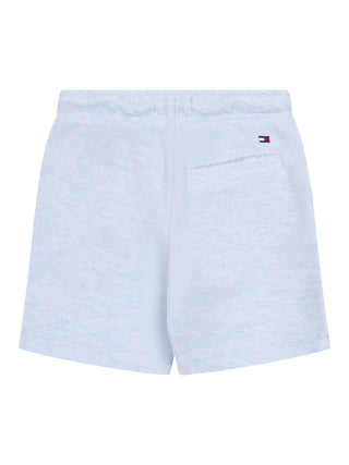 Jersey Twill Sweatshorts - Hellblau