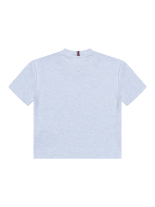Jersey Twill T-Shirt - Hellblau