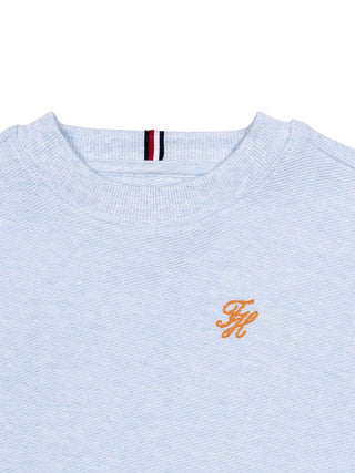 Jersey Twill T-Shirt - Hellblau