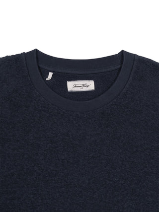 T-Shirt aus Frottee - Schwarz