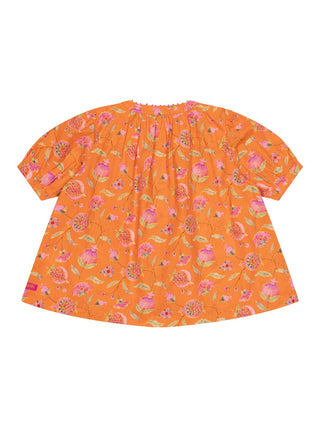Beso Bluse mit Print - Orange
