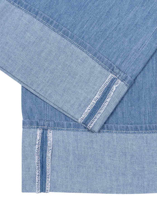 Jeans mit weitem Bein - Blau