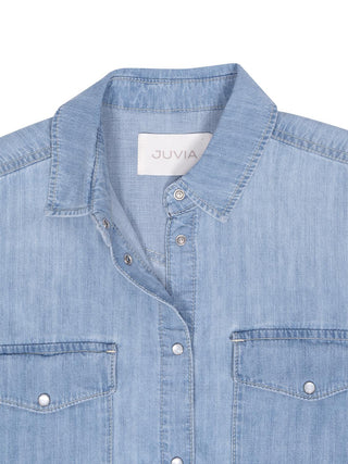 Denim Shirt Madlin mit Taschen