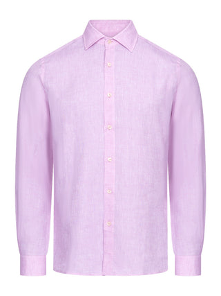Hemd aus Leinen in Rosa