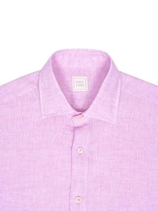 Hemd aus Leinen in Rosa