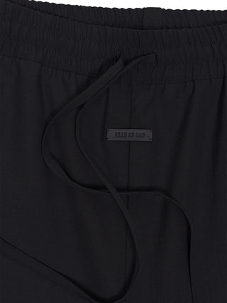 Ripstop Hose aus Schurwolle mit weitem Bein