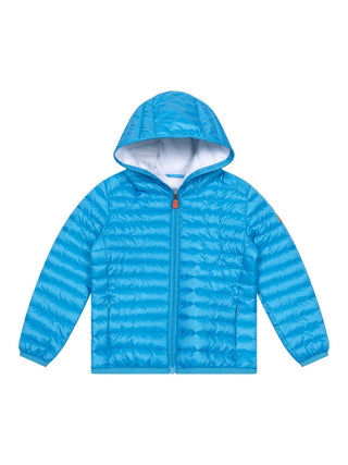 Gillo Steppjacke mit Kapuze - Hellblau