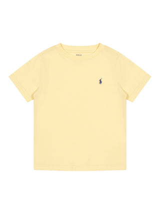 T-Shirt mit Big Pony - Pastellgelb