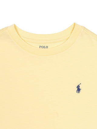 T-Shirt mit Big Pony - Pastellgelb