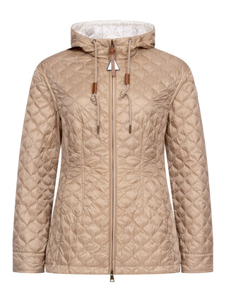 Arum mittellange Daunenjacke mit Kapuze