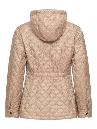 Arum mittellange Daunenjacke mit Kapuze