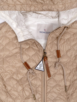 Arum mittellange Daunenjacke mit Kapuze