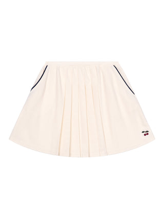 Florita Tennis-Rock aus Bio-Baumwolle - Creme