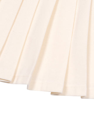 Florita Tennis-Rock aus Bio-Baumwolle - Creme