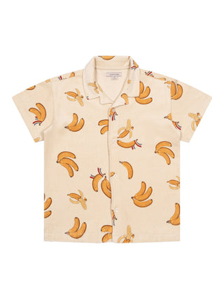 Itty Poloshirt Go Bananas aus Bio-Baumwolle - Beige