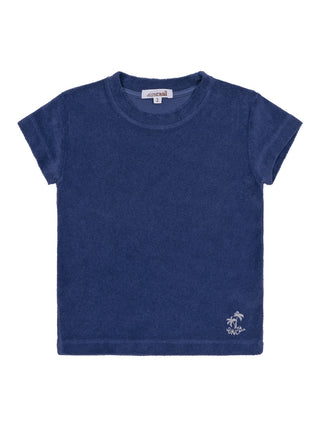 Salou Frottee-T-Shirt - Marine