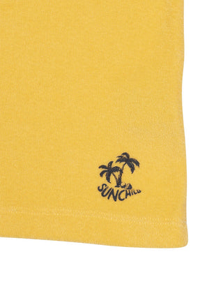 Salou Frottee-T-Shirt - Gelb