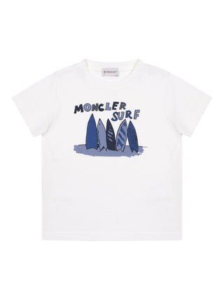 T-Shirt mit Surf - Weiß