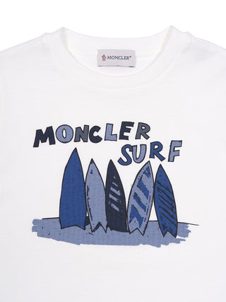 T-Shirt mit Surf - Weiß