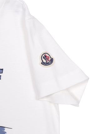 T-Shirt mit Surf - Weiß