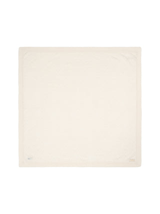 Strickdecken Pointelle - 90cm x 90cm - Ivory