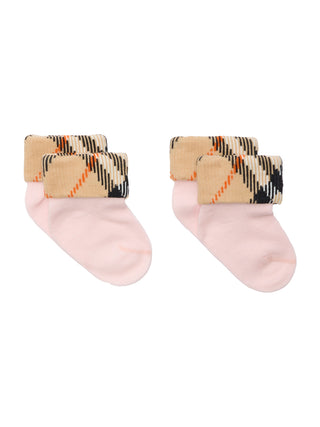 Zweiteiliges Socken-Set - Rosa