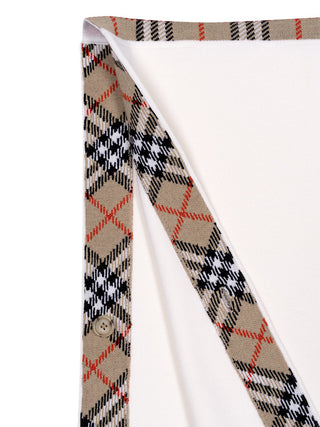 Izza Wollcape mit Karobesatz - Ivory