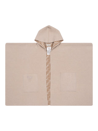 Wendbarer Ton-in-Ton-Cape - Beige