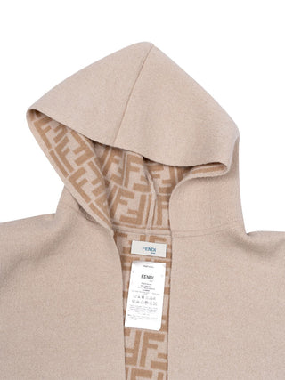 Wendbarer Ton-in-Ton-Cape - Beige