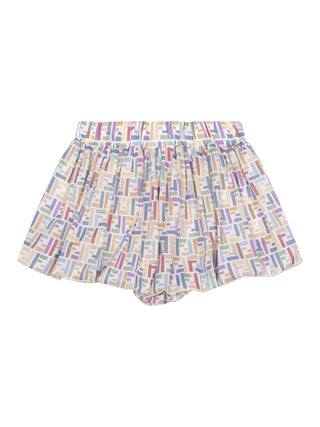 Bermudashorts mit mehrfarbigem FF-Logo - Multicolor