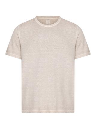 T-Shirt aus Leinen-Mix